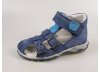 Kožené kotníčkové sandálky, sandály zn. ESSI (modrá).